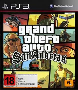 Grand Theft Auto San Andreas ps3 roms