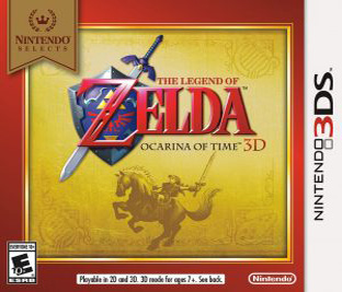The Legend of Zelda Ocarina of Time 3D nintendo 3ds games roms