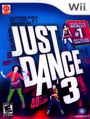 Just Dance 3 nintendo wii console roms games