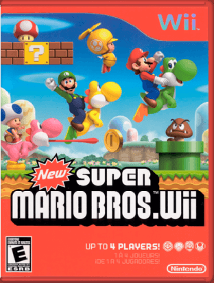 New Super Mario Bros Wii nintendo console roms games