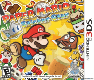 Paper Mario Sticker Star nintendo 3ds games roms