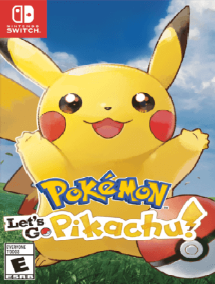 Pokémon Lets Go, Pikachu nintendo switch roms games