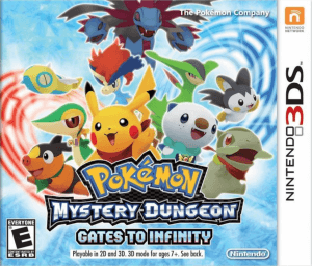 Pokemon Mystery Dungeon Gates to Infinity nintendo 3ds games roms