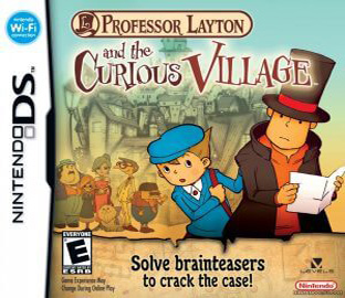 Professor Layton and the Curious Village nintendo ds roms games