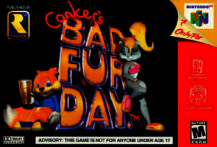 Conkers Bad Fur Day nintendo 64 roms console games