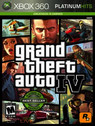 Grand Theft Auto IV Platinum Hits xbox 360 roms