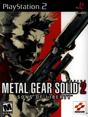 Metal Gear Solid 2 Sons of Liberty ps2 roms games console