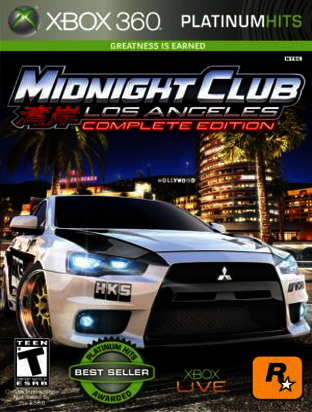 Midnight Club Los Angeles Complete Edition xbox 360 roms iso