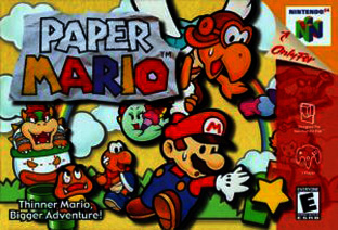 Paper Mario nintendo 64 roms console games